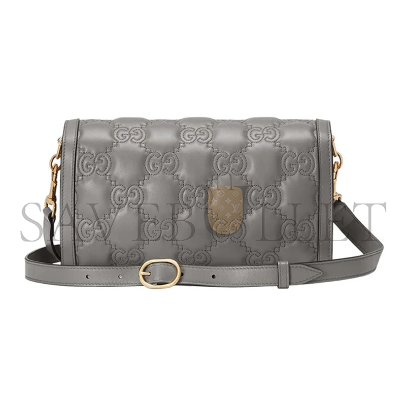 G*u*i small gg matelassÉ leather bag 724529 (25.5*16*8.5cm)